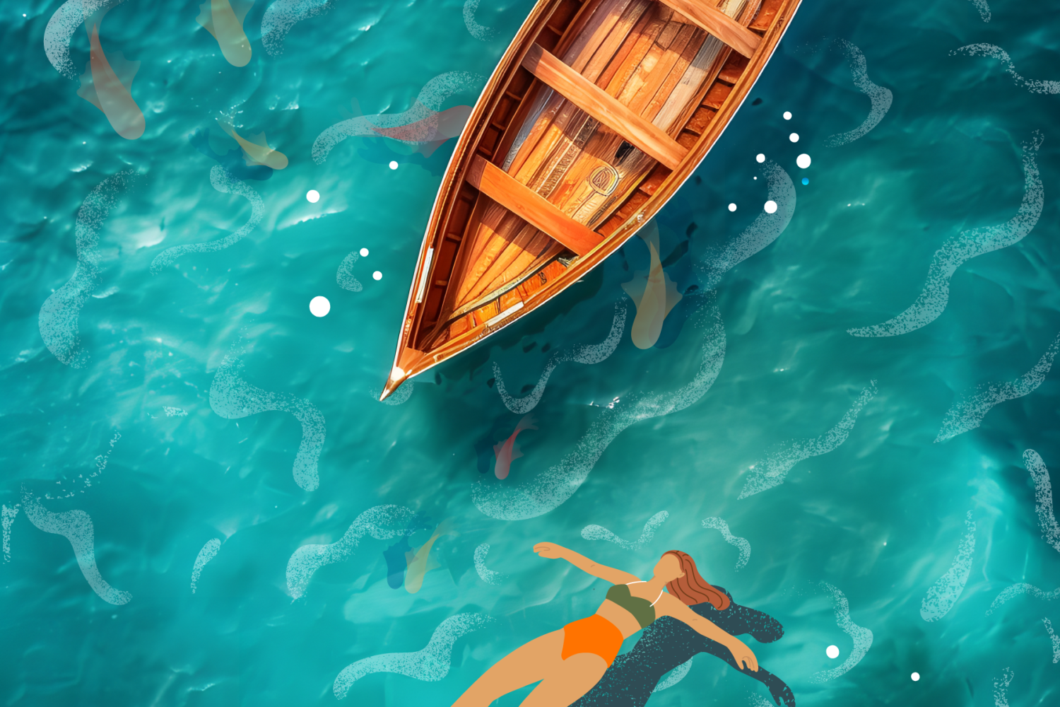 Ilustração: Mergulho - Dani Durães